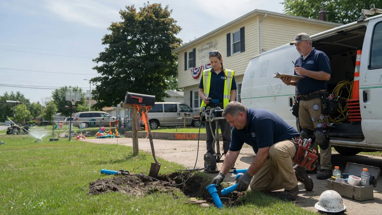 Slab Leak Repair in Waynesfield, OH near me